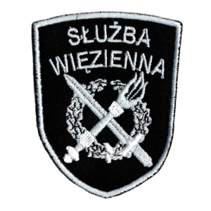 Plakietka Na Ramię Służba Więzienna Tarcza Rzep
