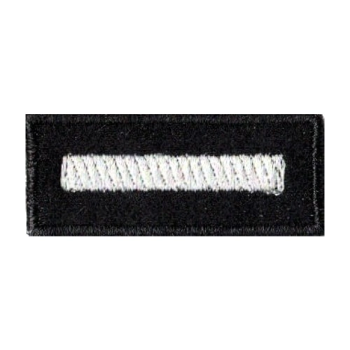 Stopień Wojskowy na Beret - Starszy Szeregowy Czarny.jpg
