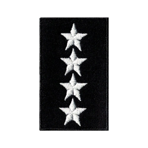 Stopień Wojskowy na Beret - Starszy Chorąży Sztabowy Czarny.jpg