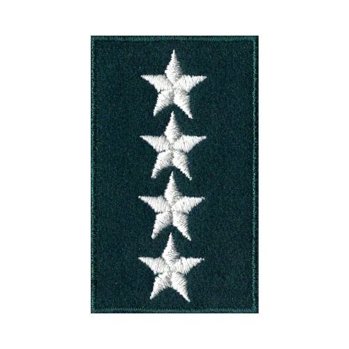 Stopień Wojskowy na Beret - Starszy Chorąży Sztabowy Zielony (1).jpg