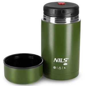 Termos Obiadowy NILS Camp 1000ml Zielony
