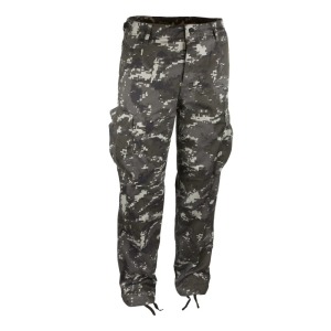 Spodnie Wojskowe Bojówki Robocze BDU Mil-Tec Black Digital