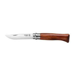 Nóż Opinel Lux Inox nr 08 Bubbinga z Pudełkiem