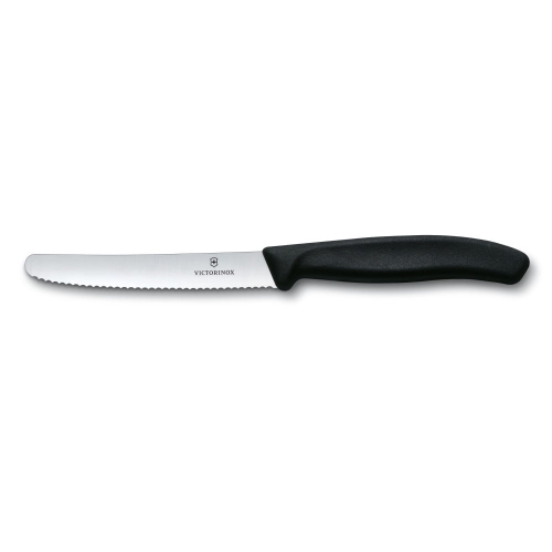 Nóż Ząbkowany 11cm Czarny Victorinox