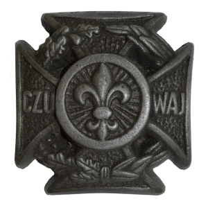 Krzyż Harcerski Aluminiowy 8cm